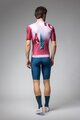 ALÉ Tricou de ciclism cu mânecă scurtă - SOUND PR-E - alb/bordo