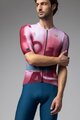 ALÉ Tricou de ciclism cu mânecă scurtă - SOUND PR-E - alb/bordo