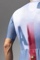 ALÉ Tricou de ciclism cu mânecă scurtă - SOUND PR-E - alb/albastru