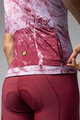 ALÉ Tricou de ciclism cu mânecă scurtă - MARBLE PR-E - alb/roșu