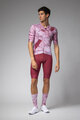 ALÉ Tricou de ciclism cu mânecă scurtă - MARBLE PR-E - alb/roșu