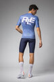 ALÉ Tricou de ciclism cu mânecă scurtă - SAUVAGE PR-E - albastru/alb