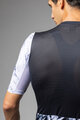 ALÉ Tricou de ciclism cu mânecă scurtă - PALM PR-E - negru/alb