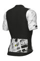 ALÉ Tricou de ciclism cu mânecă scurtă - PALM PR-E - negru/alb