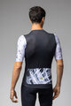 ALÉ Tricou de ciclism cu mânecă scurtă - PALM PR-E - negru/alb