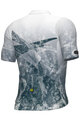 ALÉ Tricou de ciclism cu mânecă scurtă - QURTZ PR-E - alb/verde