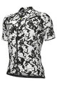 ALÉ Tricou de ciclism cu mânecă scurtă - ESSENZA PRAGMA - negru/alb