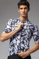 ALÉ Tricou de ciclism cu mânecă scurtă - ESSENZA PRAGMA - negru/alb