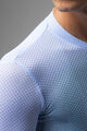 ALÉ Tricou de ciclism cu mânecă scurtă - FLASH PR-E - albastru/alb