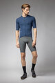 ALÉ Tricou de ciclism cu mânecă scurtă - COLOR BLOCK OFF ROAD PRAGMA - albastru