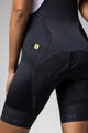 ALÉ Pantaloni scurți de ciclism cu bretele - STRADA 2.0 PR-E - negru
