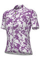 ALÉ Tricou de ciclism cu mânecă scurtă - ESSENZA PRAGMA - alb/mov