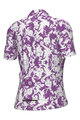 ALÉ Tricou de ciclism cu mânecă scurtă - ESSENZA PRAGMA - alb/mov