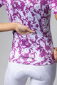 ALÉ Tricou de ciclism cu mânecă scurtă - ESSENZA PRAGMA - alb/mov