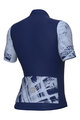 ALÉ Tricou de ciclism cu mânecă scurtă - PALM PR-E - albastru/mov