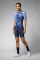 ALÉ Tricou de ciclism cu mânecă scurtă - PALM PR-E - albastru/mov