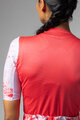 ALÉ Tricou de ciclism cu mânecă scurtă - PALM PR-E - roșu/alb