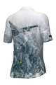 ALÉ Tricou de ciclism cu mânecă scurtă - QUARTZ PR-E - alb/verde