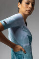 ALÉ Tricou de ciclism cu mânecă scurtă - QUARTZ PR-E - alb/verde