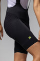 ALÉ Pantaloni scurți de ciclism cu bretele - WATT 3.6 R-EV1 - negru