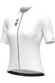 ALÉ Tricou de ciclism cu mânecă scurtă - COLOR BLOCK PRAGMA - alb