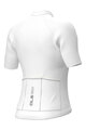 ALÉ Tricou de ciclism cu mânecă scurtă - COLOR BLOCK PRAGMA - alb