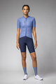 ALÉ Tricou de ciclism cu mânecă scurtă - COLOR BLOCK PRAGMA - albastru