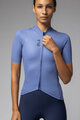ALÉ Tricou de ciclism cu mânecă scurtă - COLOR BLOCK PRAGMA - albastru