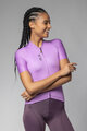 ALÉ Tricou de ciclism cu mânecă scurtă - COLOR BLOCK PRAGMA - mov