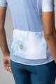 ALÉ Tricou de ciclism cu mânecă scurtă - ATMOSFERA PR-E - alb/albastru