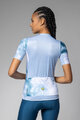 ALÉ Tricou de ciclism cu mânecă scurtă - ATMOSFERA PR-E - alb/albastru