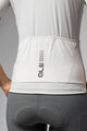 ALÉ Tricou de ciclism cu mânecă scurtă - COLOR BLOCK OFF ROAD PRAGMA - fildeş