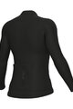 ALÉ Tricou de ciclism cu mânecă lungă de vară - COLOR BLOCK PRAGMA - negru