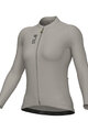ALÉ Tricou de ciclism cu mânecă lungă de vară - COLOR BLOCK PRAGMA - bej
