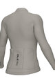 ALÉ Tricou de ciclism cu mânecă lungă de vară - COLOR BLOCK PRAGMA - bej