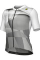 ALÉ Tricou de ciclism cu mânecă scurtă - SPRINTER R-EV1 - alb/mov/gri