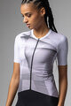 ALÉ Tricou de ciclism cu mânecă scurtă - SPRINTER R-EV1 - alb/mov/gri