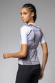 ALÉ Tricou de ciclism cu mânecă scurtă - SPRINTER R-EV1 - alb/mov/gri