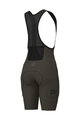 ALÉ Pantaloni scurți de ciclism cu bretele - GRAVEL-PRO OFF ROAD - verde