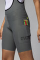 ALÉ Pantaloni scurți de ciclism cu bretele - GRAVEL-PRO OFF ROAD - verde