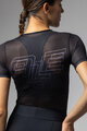 ALÉ Tricou de ciclism cu mânecă scurtă - FOLLOW MW INTIMO - negru