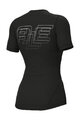 ALÉ Tricou de ciclism cu mânecă scurtă - FOLLOW MW INTIMO - negru