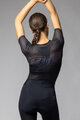 ALÉ Tricou de ciclism cu mânecă scurtă - FOLLOW MW INTIMO - negru