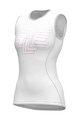 ALÉ Tricou de ciclism fără mâneci - FOLLOW MW INTIMO - alb