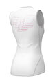 ALÉ Tricou de ciclism fără mâneci - FOLLOW MW INTIMO - alb