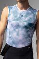 ALÉ Tricou de ciclism fără mâneci - ATMOSFERA INTIMO - alb/albastru
