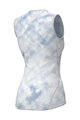 ALÉ Tricou de ciclism fără mâneci - ATMOSFERA INTIMO - alb/albastru deschis