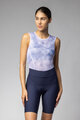 ALÉ Tricou de ciclism fără mâneci - ATMOSFERA INTIMO - alb/albastru deschis