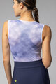 ALÉ Tricou de ciclism fără mâneci - ATMOSFERA INTIMO - alb/albastru deschis
