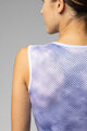 ALÉ Tricou de ciclism fără mâneci - ATMOSFERA INTIMO - alb/albastru deschis